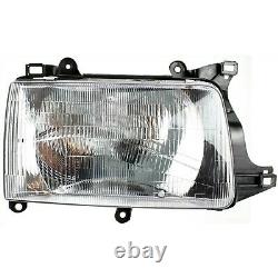 Headlight Set For 93-98 Toyota T100 Driver and Passenger Side with bulb