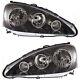 Headlights Headlamps Left & Right Pair Set New For 05-06 Acura Rsx
