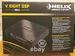 Helix VEight MK2 DSP 8channel Ampli+HELIX DIRECTOR+HELIX DMP ONE YEAR WARRANTY