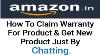 How To Claim Warranty For A Product In Amazon And Get New Product Just By Chatting Amazon