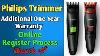 How To Register Philips Trimmer Additional One Year Warranty Step By Step Process In Telugu