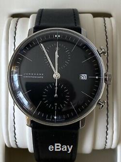 Junghans Max Bill Chronoscope Model 027/4601.00 MINT With one years warranty
