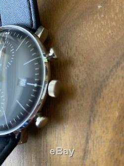 Junghans Max Bill Chronoscope Model 027/4601.00 MINT With one years warranty