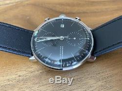 Junghans Max Bill Chronoscope Model 027/4601.00 MINT With one years warranty