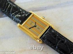 Ladies CARTIER TANK Manual Wind, TRI-COLOR Dial, One Year Warranty