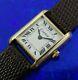 Ladies Cartier Tank Hand Wind Wristwatch, Fully Serviced With One Year Warranty