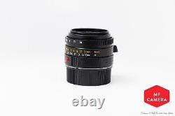 Leica SUMMICRON-M 35mm F2 f/2 ASPH. 6-Bit Black #11673 Has One Year Warranty