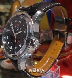 Longines heritage Avigtion Automatic watch L2.831.4 One Year Warranty GMT swiss