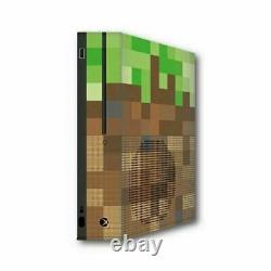 NEW 1-YEAR WARRANTY Xbox One S 1TB Console Minecraft Limited Edition BROWN BOX