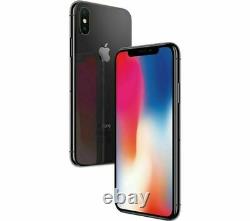 New Apple iPhone X 256GB GSM Unlocked GraySilver In Sealed Box one year warranty