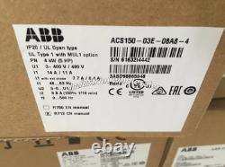 New In Box Original ABB ACS355-03E-08A8-4 4KW Inverter One year warranty