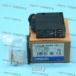 New Omron E3JM-R4M4-US photoelectric switch in box One year warranty