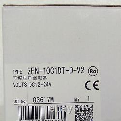 New ZEN-10C1DT-D-V2 Programmable Relay One Year Warranty Fast #D7