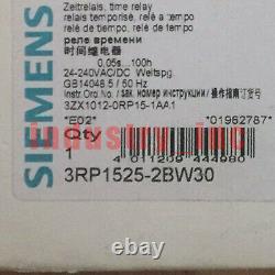 New in box Siemens 3RP1525-2BW30 Time Relay 3RP15252BW30one year warranty #II