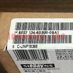 New in box Siemens 6ES7134-6GB00-0BA1 Analog Input Module one year warranty #II