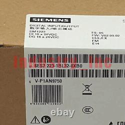 New in box Siemens 6ES7223-1BL32-0XB0 digital module one year warranty #II