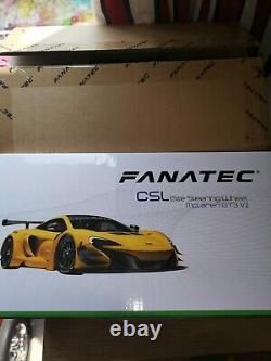 ONLY ONE LEFT. Fanatec wheel GT3 MCLAREN V2. FULL2 years WARRANTY. BRAND NEW