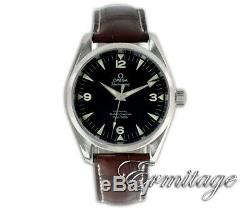 Omega Aqua Terra Railmaster Mens Watch 2502.52.00 One Year Warranty 2010