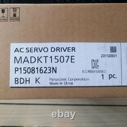 One For Panasonic AC Servo Driver MADKT1507E One year warranty New In Box