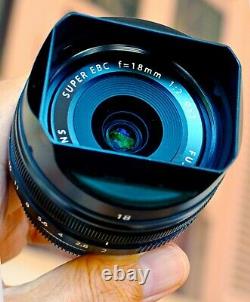 PRE-OWNED Fuji Fujinon XF 18mm f2 R Lens HARDLY USED, ONE YEAR WARRANTY + FILTER