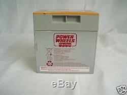 Power Wheels 00801-1661 ORANGE & Grey BATTERY ONE YEAR WARRANTY Genuine