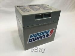 Power Wheels Barbie Jeep Wrangler Battery 12 volt Grey One Year Warranty
