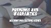 Premiums And Warranties