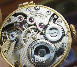 Rolco Rolex 9 K Gold Serviced Watch 1930s Breguet gun hands One Year Warranty