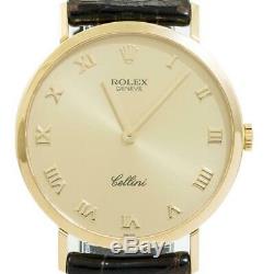 Rolex Cellini Mens Watch 4112 One Year Warranty