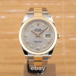 Rolex Datejust 41 Diamond Mother Of Pearl Boxed with One Year Warranty (SO4)