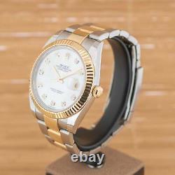 Rolex Datejust 41 Diamond Mother Of Pearl Boxed with One Year Warranty (SO4)