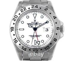 Rolex Explorer II Mens Watch 16570 One Year Warranty 2004
