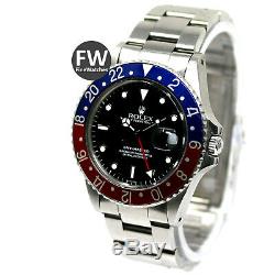 Rolex GMT-Master 16750. 1987. Box and one Year Warranty. Mint condition