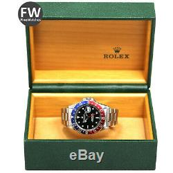 Rolex GMT-Master 16750. 1987. Box and one Year Warranty. Mint condition