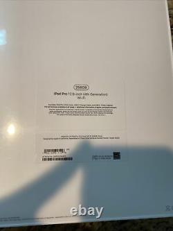 Sealed Apple iPad Pro 4th Gen. 256GB, Wi-Fi, 12.9 in Silver ONE YEAR WARRANTY