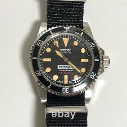 Seiko MOD diver Vintage Comex dial Nato strap NH35A one year warranty