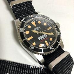 Seiko MOD diver Vintage Comex dial Nato strap NH35A one year warranty