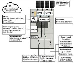 Sol-Ark 12K 48VDC All-In-One solar hybrid inverter 120/240/208VAC Outdoors rated