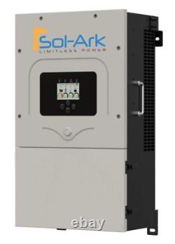 Sol-Ark 8K 48VDC All-In-One solar hybrid inverter 120/240/208VAC 5 Year warranty