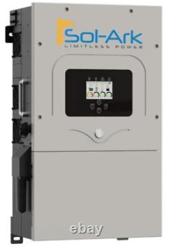 Sol-Ark 8K 48VDC All-In-One solar hybrid inverter 120/240/208VAC 5 Year warranty