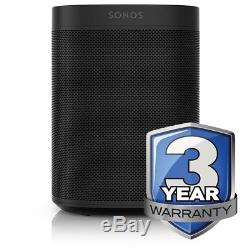 Sonos One in Black with Amazon Alexa Built In 3 Year Warranty Smart Speaker