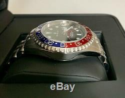 Steinhart Ocean One GMT Watch, Blue/Red 2, Full Two Year Warranty, 42mm