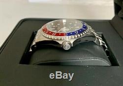 Steinhart Ocean One GMT Watch, Blue/Red 2, Full Two Year Warranty, 42mm