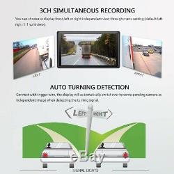 Sykik 3 Channel 1080p Dash Cam for Cars, Trucks and RVs. With one year warranty