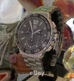 Tag Heuer Formula 1 Ceramic Chronograph Watch CAU1115 -EPQ7618 ONE YEAR WARRANTY