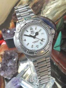 Tag Heuer professional WF1412-0 Calibre 3.94 One Year warranty Date quickset