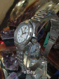 Tag Heuer professional WF1412-0 Calibre 3.94 One Year warranty Date quickset
