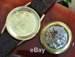 Tudor Royal Shock Resisting 9K Gold vintage watch Circ 1960 One Year Warranty