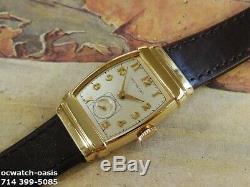 Vintage 1939 HAMILTON Foster, Stunning SILVER Dial, Serviced, One Year warranty