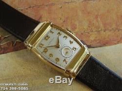 Vintage 1939 HAMILTON Foster, Stunning SILVER Dial, Serviced, One Year warranty